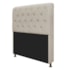 Kit Recamier Sofá Calçadeira Divã Félix 140 cm e Cabeceira Estofada Lady 140 cm Para Cama Box Casal Suede Bege - AM Decor