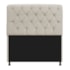 Kit Recamier Sofá Calçadeira Divã Félix 140 cm e Cabeceira Estofada Lady 140 cm Para Cama Box Casal Suede Bege - AM Decor
