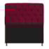 Kit Recamier Sofá Calçadeira Divã Félix 140 cm e Cabeceira Estofada Lady 140 cm Para Cama Box Casal Suede  Bordô - AM Decor