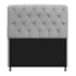 Kit Recamier Sofá Calçadeira Divã Félix 140 cm e Cabeceira Estofada Lady 140 cm Para Cama Box Casal Suede Cinza - AM Decor