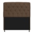 Kit Recamier Sofá Calçadeira Divã Félix 140 cm e Cabeceira Estofada Lady 140 cm Para Cama Box Casal Suede Marrom - AM Decor