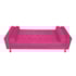 Kit Recamier Sofá Calçadeira Divã Félix 140 cm e Cabeceira Estofada Lady 140 cm Para Cama Box Casal Suede Pink - AM Decor