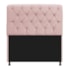 Kit Recamier Sofá Calçadeira Divã Félix 140 cm e Cabeceira Estofada Lady 140 cm Para Cama Box Casal Suede Rosê - AM Decor