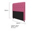 Kit Recamier Sofá Calçadeira Divã Félix 160 cm e Cabeceira Estofada Lady 160 cm Para Cama Box Queen Size Corano Pink - AM Decor