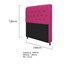 Kit Recamier Sofá Calçadeira Divã Félix 160 cm e Cabeceira Estofada Lady 160 cm Para Cama Box Queen Size Suede Pink - AM Decor