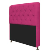 Kit Recamier Sofá Calçadeira Divã Félix 90 cm e Cabeceira Estofada Lady 90 cm Para Cama Box Solteiro Suede Pink - AM Decor