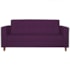 Kit Sofá 2 Lugares e 2 Poltronas Denver Suede Roxo - AM Decor