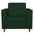 Kit Sofá 2 Lugares e 2 Poltronas Denver Suede Verde - AM Decor