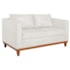 Kit Sofa 2 Lugares e 2 Poltronas Europa Bouclé Branco - Amarena Móveis