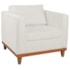 Kit Sofa 2 Lugares e 2 Poltronas Europa Bouclé Branco - Amarena Móveis