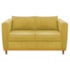 Kit Sofá 2 Lugares e 2 Poltronas Europa Suede Amarelo AM Decor