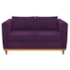 Kit Sofá 2 Lugares e 2 Poltronas Europa Suede Roxo AM Decor