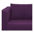 Kit Sofá 2 Lugares e Poltrona Europa Suede Roxo AM Decor