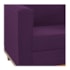 Kit Sofá 2 Lugares e Poltrona Europa Suede Roxo AM Decor