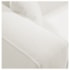 Kit Sofá 3 Lugares 200cm e Poltrona Decorativa Escritório Orgânico Cecília Bouclé Branco - Amarena Móveis