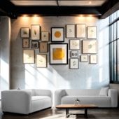 Kit Sofá 3 Lugares 200cm e Poltrona Decorativa Escritório Orgânico Cecília Linho Cinza Claro - Amarena Móveis