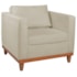 Kit Sofa 3 Lugares e 2 Poltronas Europa 180 cm Bouclé Bege - Amarena Móveis