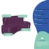 Kit Sofá Curvo Amsterdã 140cm e 2 Poltronas Luiza Max Suede Roxo
