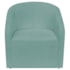 Kit Sofá Curvo Amsterdã 140cm e Poltrona Luiza Max Suede Azul Tiffany