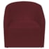 Kit Sofá Curvo Amsterdã 140cm e Poltrona Luiza Max Suede Bordo