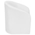 Kit Sofá Curvo Amsterdã 140cm e Poltrona Luiza Max Suede Branco