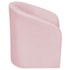 Kit Sofá Curvo Amsterdã 140cm e Poltrona Luiza Max Suede Rosa Bebê