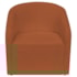 Kit Sofá Curvo Amsterdã 140cm e Poltrona Luiza Max Suede Terracota