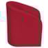 Kit Sofá Curvo Amsterdã 140cm e Poltrona Luiza Max Suede Vermelho