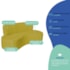 Kit Sofá Curvo Amsterdã 160cm e 2 Poltronas Luiza Max Suede Amarelo