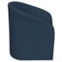 Kit Sofá Curvo Amsterdã 160cm e 2 Poltronas Luiza Max Suede Azul Marinho