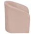Kit Sofá Curvo Amsterdã 160cm e 2 Poltronas Luiza Max Suede Rose