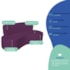 Kit Sofá Curvo Amsterdã 160cm e 2 Poltronas Luiza Max Suede Roxo