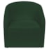 Kit Sofá Curvo Amsterdã 160cm e 2 Poltronas Luiza Max Suede Verde