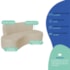 Kit Sofá Curvo Amsterdã 180cm e 2 Poltronas Luiza Max Suede Bege