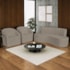 Kit Sofá Curvo Amsterdã 180cm e 2 Poltronas Luiza Max Suede Cappuccino