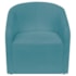 Kit Sofá Curvo Amsterdã 200cm e 2 Poltronas Luiza Max Suede Azul Turquesa