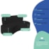Kit Sofá Curvo Amsterdã 200cm e 2 Poltronas Luiza Max Suede Preto