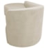 Kit Sofá Curvo França 140cm L.E e 2 Poltronas Luiza Max Conforto, Elegância e Design Moderno Bouclé Bege