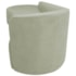 Kit Sofá Curvo França 140cm L.E e 2 Poltronas Luiza Max Conforto, Elegância e Design Moderno Bouclé Verde Oliva