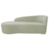 Kit Sofá Curvo França 140cm L.E e 2 Poltronas Luiza Max Conforto, Elegância e Design Moderno Bouclé Verde Oliva