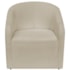 Kit Sofá Curvo França 140cm LD. e 2 Poltronas Luiza Max Conforto, Elegância e Design Moderno Linho Bege