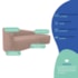 Kit Sofá Curvo França 140cm LD. e 2 Poltronas Luiza Max Conforto, Elegância e Design Moderno Linho Rose