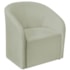 Kit Sofá Curvo França 140cm LD. e Poltrona Luiza Max Conforto, Elegância e Design Moderno Bouclé Verde Oliva