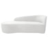 Kit Sofá Curvo França 160cm L.E e 2 Poltronas Luiza Max Conforto, Elegância e Design Moderno Bouclé Branco