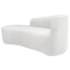 Kit Sofá Curvo França 160cm L.E e 2 Poltronas Luiza Max Conforto, Elegância e Design Moderno Bouclé Branco