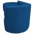 Kit Sofá Curvo França 160cm L.E e 2 Poltronas Luiza Max Conforto, Elegância e Design Moderno Linho Azul Royal