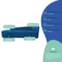 Kit Sofá Curvo França 160cm L.E e 2 Poltronas Luiza Max Conforto, Elegância e Design Moderno Linho Azul Royal