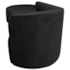 Kit Sofá Curvo França 160cm L.E e 2 Poltronas Luiza Max Conforto, Elegância e Design Moderno Linho Preto