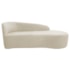 Kit Sofá Curvo França 160cm LD. e 2 Poltronas Luiza Max Conforto, Elegância e Design Moderno Bouclé Bege
