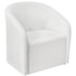 Kit Sofá Curvo França 160cm LD. e 2 Poltronas Luiza Max Conforto, Elegância e Design Moderno Bouclé Branco